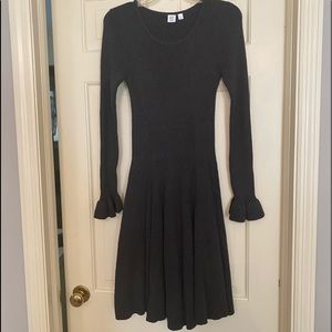 Gap Sweater dress with ruffled sleeve